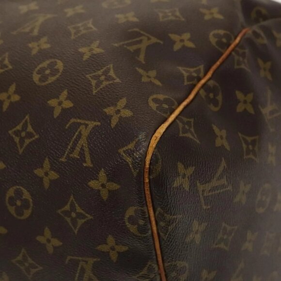 LOUIS VUITTON Monogram Keepall 55 Boston Bag M41424 LV Auth 139874 - Picture 4 of 16